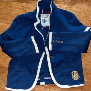 VINTAGE PINK VS letterman jacket